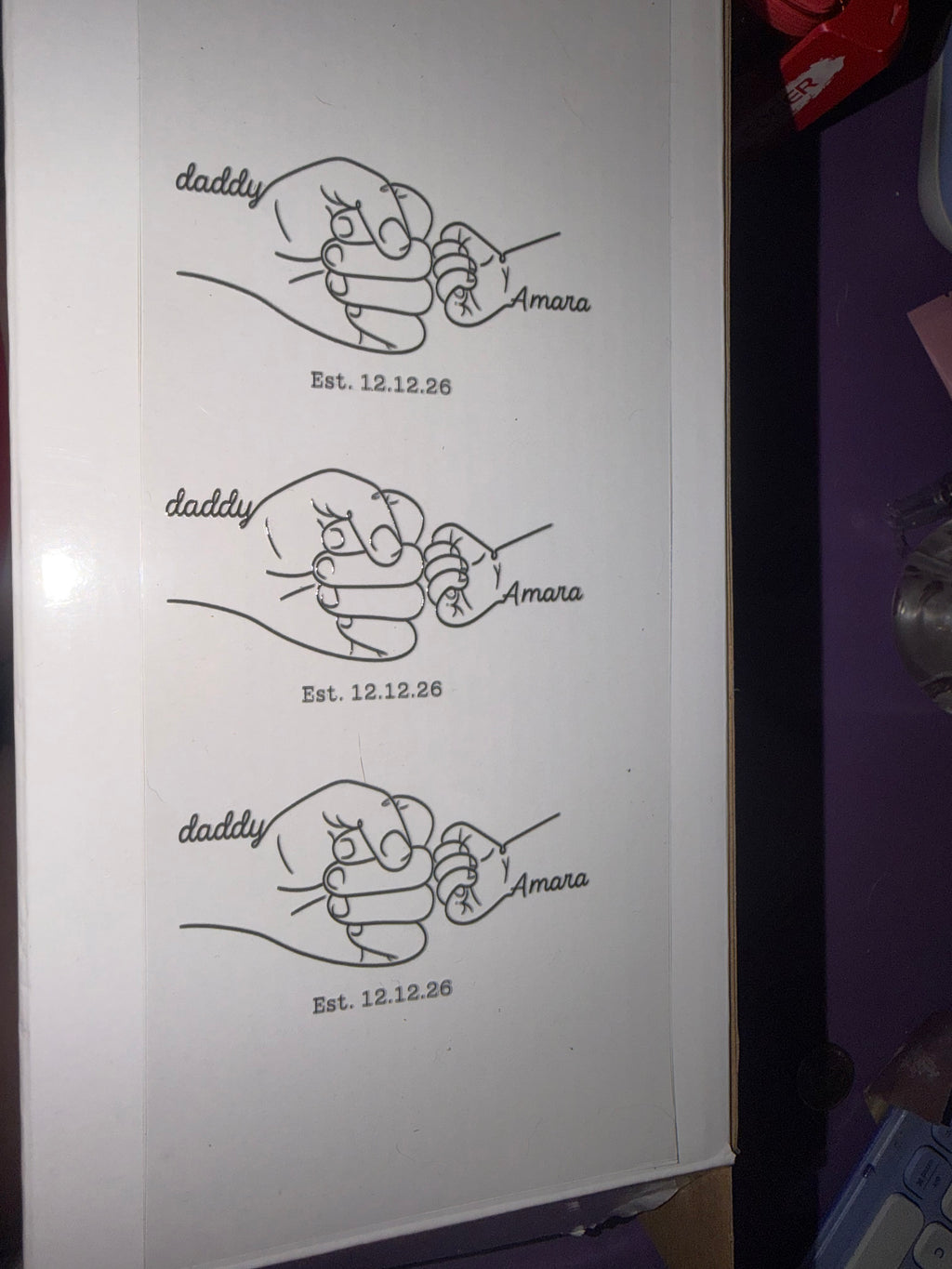 Custom Ordered Wrap