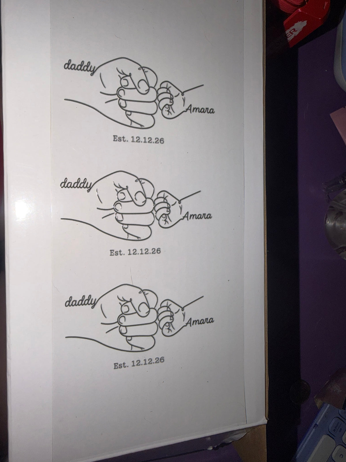Custom Ordered Wrap