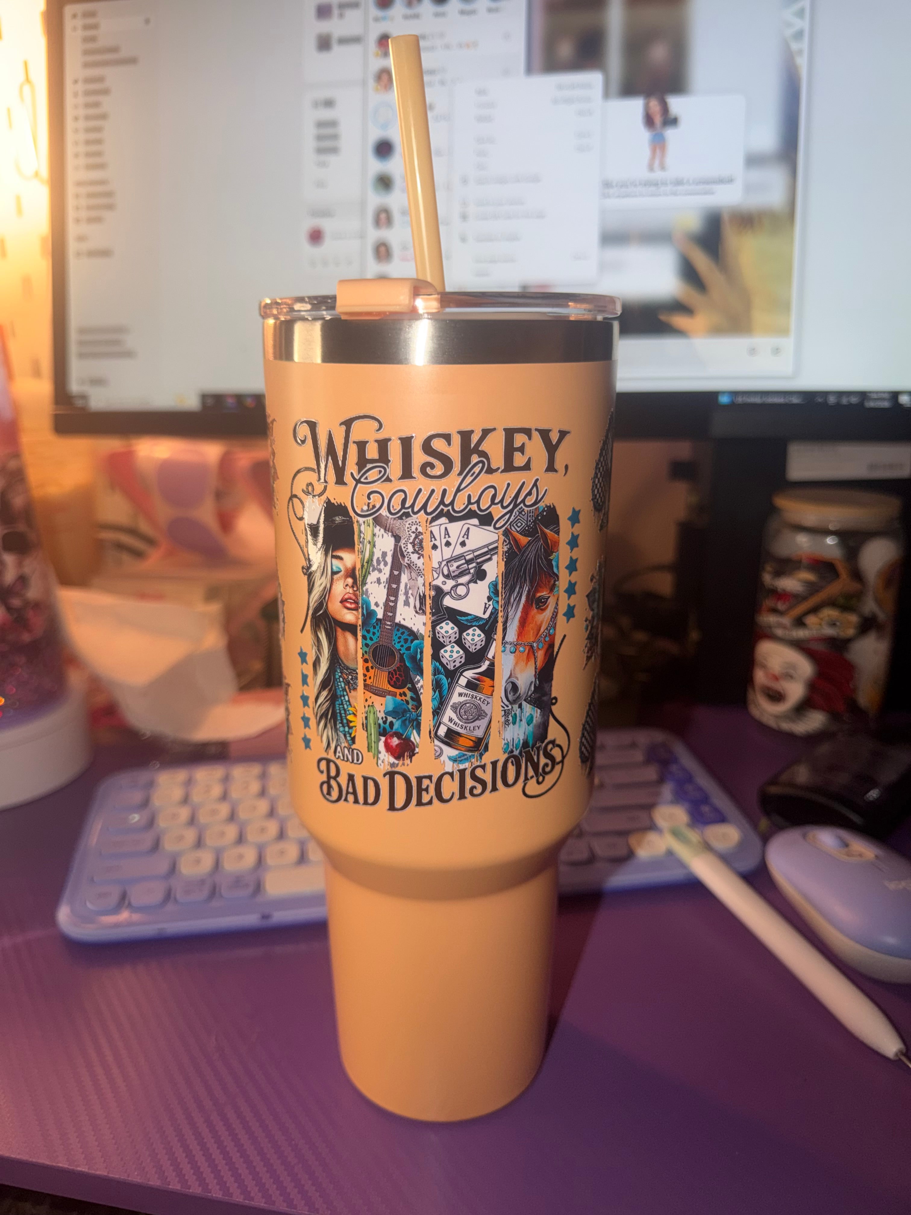40oz Stainless Steel Tumblers